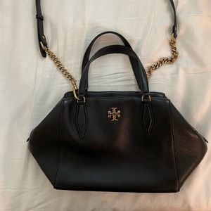 Tory Burch Kira Pebbles Satchel Bag.